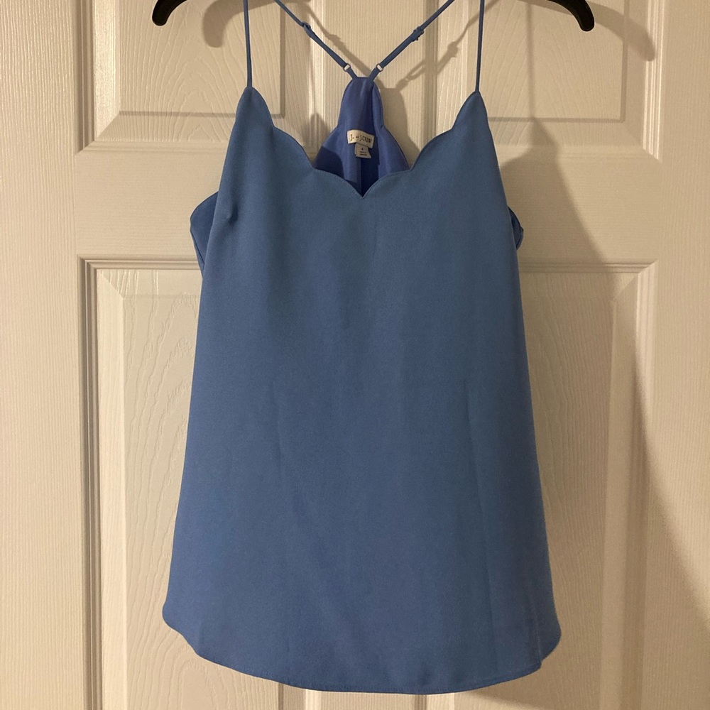 J. Crew scalloped tank